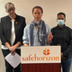 Drew Dixon, center, speaks at a Safe Horizon press conference advocating for the Adult Survivors act, on Tuesday, October 26, 2021.